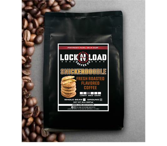 Snickerdoodle FLAVORED COFFEE ~ Lock-n-Load Coffee Co